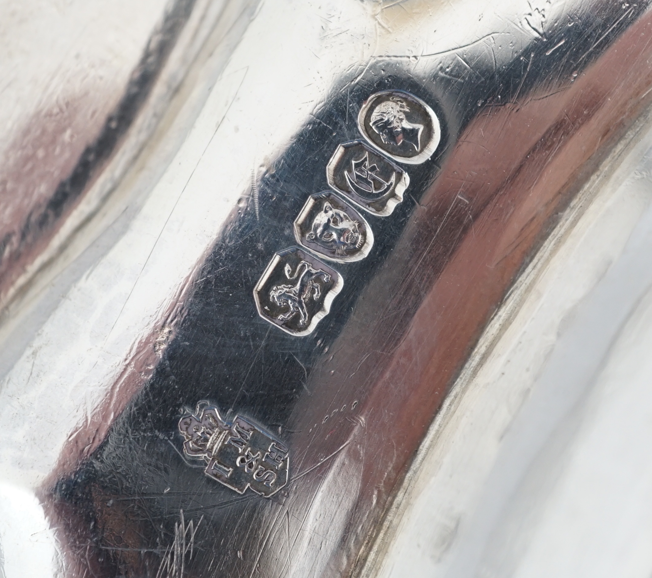 Duke of Brunswick service: An early Victorian silver serving plate by John Mortimer & John Samuel Hunt